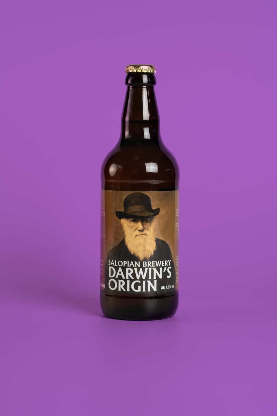 Contast Colour Darwin's Origin Bottle
